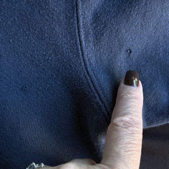 Sitka Gear Sweatshirt Mens 2XL Navy Blue Hoodie Pullover Logo Graphic Hunting - Picture 10 of 11